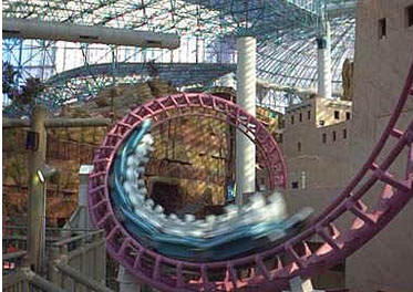 Circus Circus Las Vegas Adventure Dome Roller Coaster