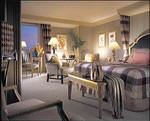 the tastefully decorated guestrooms at the Las Vegas Bellagio Resort