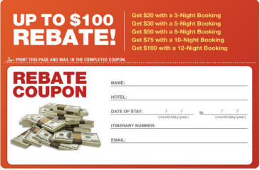 Las Vegas Direct Summer Promotion Rebate Offer