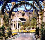 Bellagio Resort & Casino in Vegas features botanical gardens