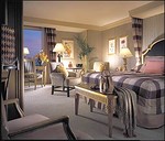 the tastefully decorated guestrooms at the Las Vegas Bellagio Resort