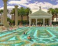 Caesars Palace pool