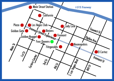 map to Four Queens
