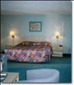 another view of the king bed guestroom at Claremont
