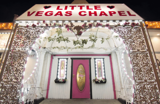 Little Vegas Wedding Chapel. Best Vegas Wedding Chapels.