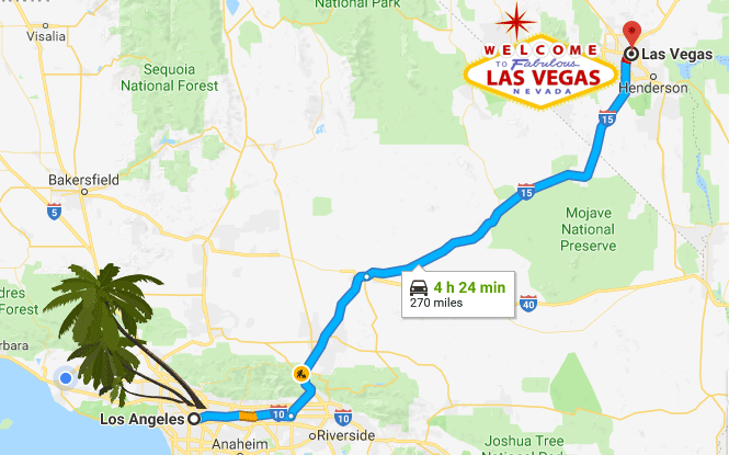 Traveling from LA to Vegas