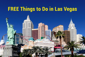 Las Vegas skyline. Free things to do in Vegas.