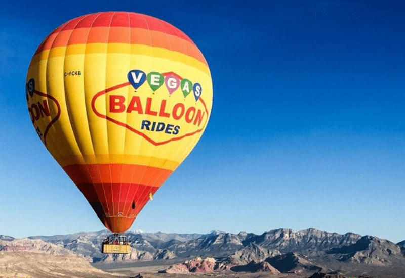 Hot Air Balloon Ride Over Mojave Desert