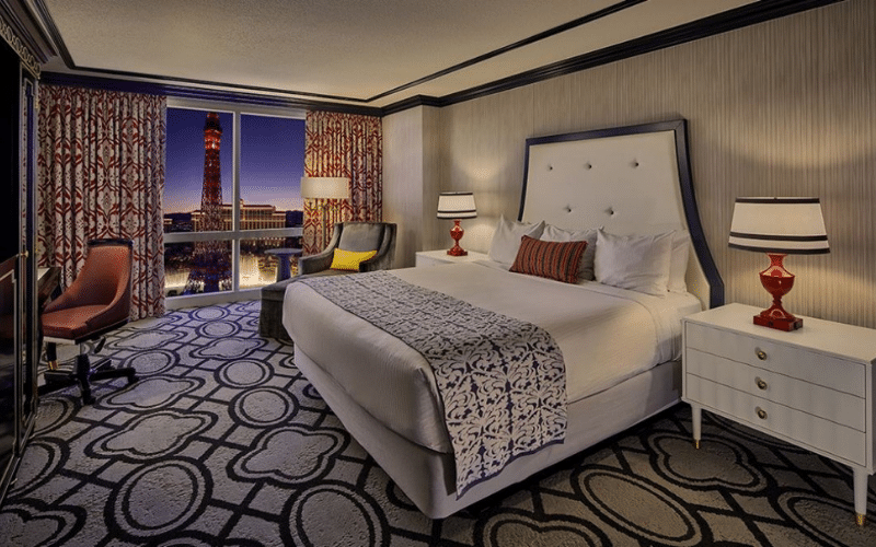 Paris, Las Vegas – Premium King Room with Eiffel/Fountain View - Alice In  Casinoland