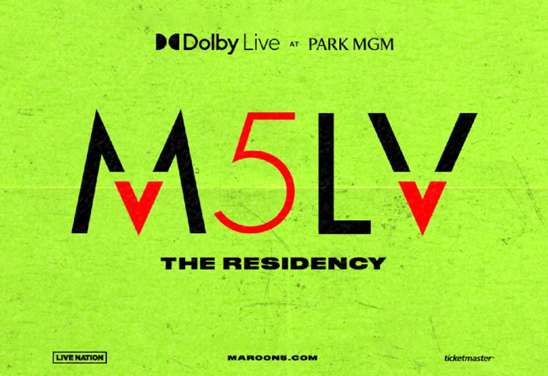 Maroon 5 M5LV Las Vegas Residency (Mar 24 – Aug 12, 2023) 