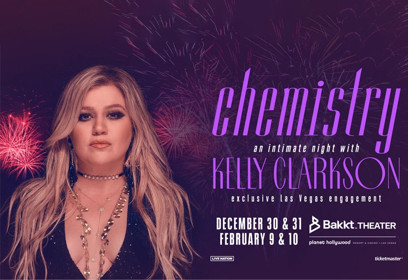 Chemistry: An Intimate Night With Kelly Clarkson (Dec 30-31, 2023 & Feb. 9-10, 2024)