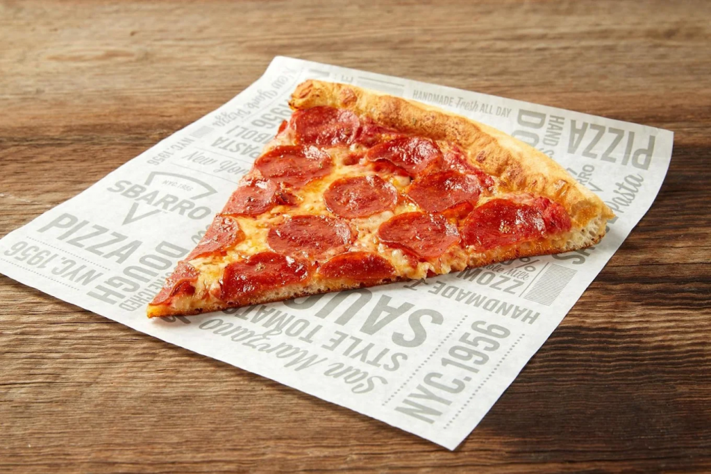 Pizza from Sbarro at Miracle Mile Shops 
