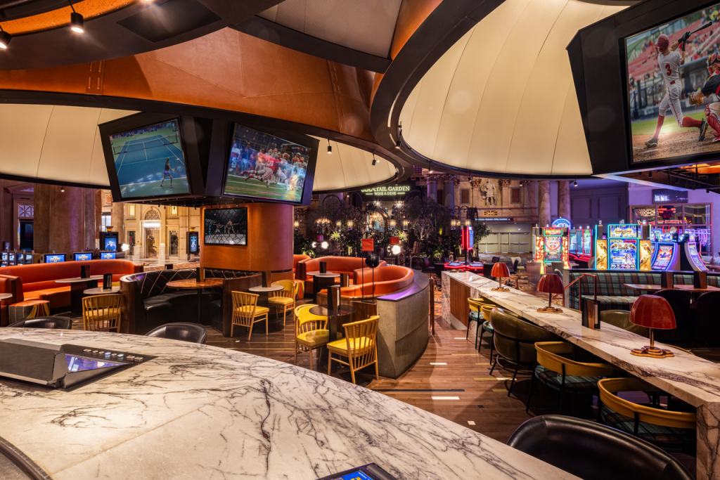View of Stadia Bar near The Forum Shops