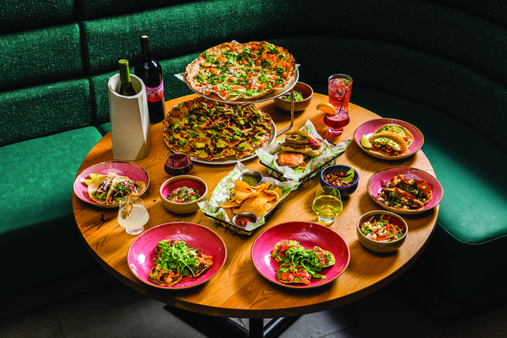 Wide selection of dishes from Tortazo at The Forum Shops