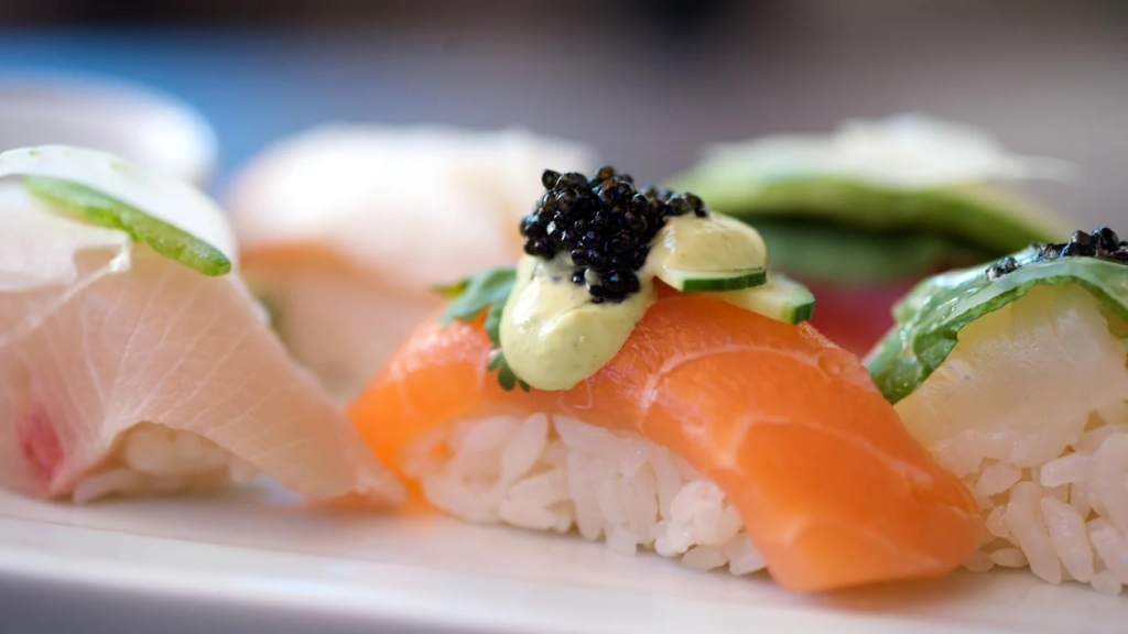 Nigiri from Sushi Roku at The Forum Shops
