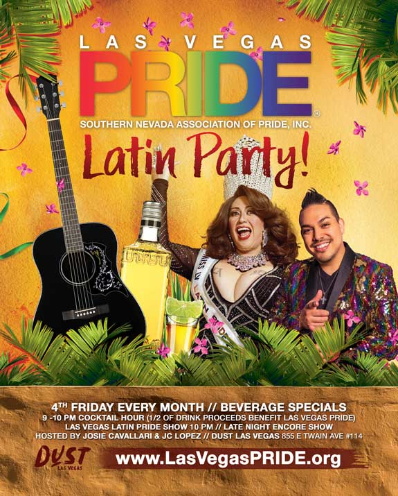 Las Vegas Pride Latin Party poster