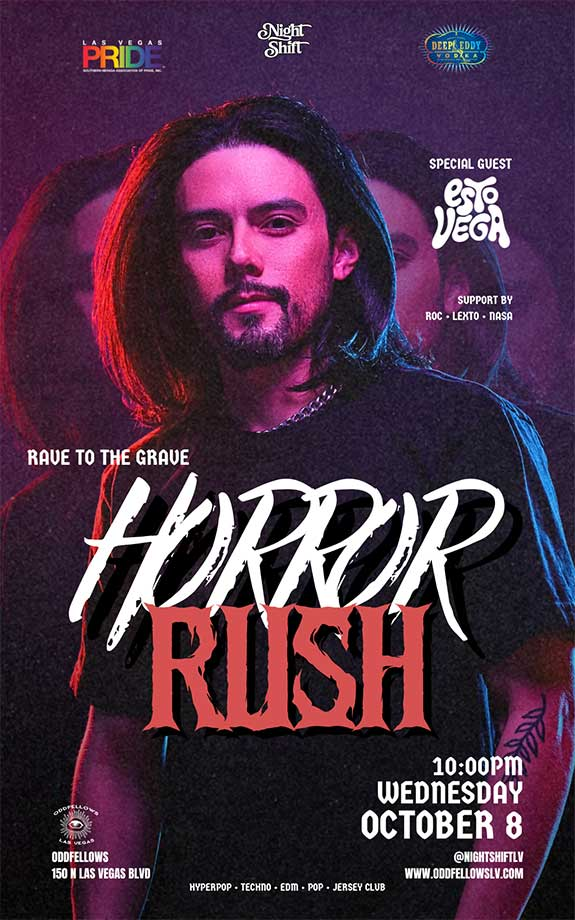 Las Vegas PRIDE Horror Rush Poster