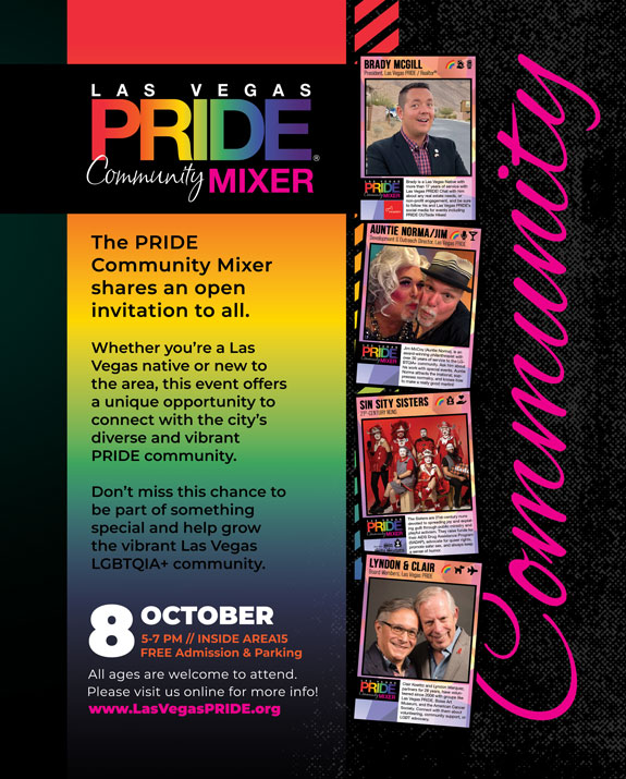 Las Vegas PRIDE Community Mixer poster