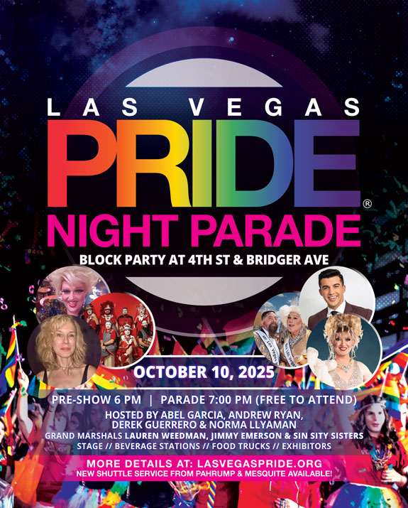 Las Vegas PRIDE Night Parade Poster