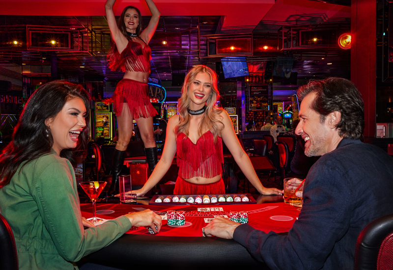 the d blackjack table dancing dealers