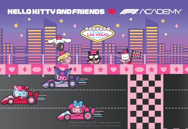f1 academy x hello kitty