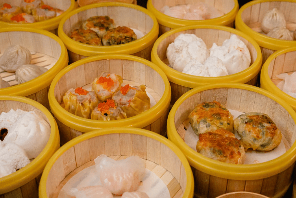 Collection of buns, dumplings, and dim sum from Taste of Asia at Suncoast Hotel and Casino