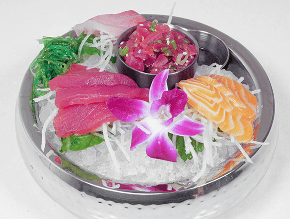 Sashimi platter from Brigg's Oyster Co. at Suncoast Hotel and Casino