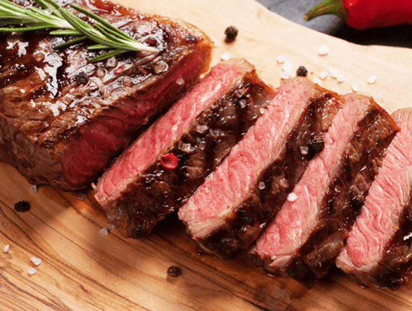 Photo of cut steak from William B's Steakhouse at Suncoast Hotel and Casino