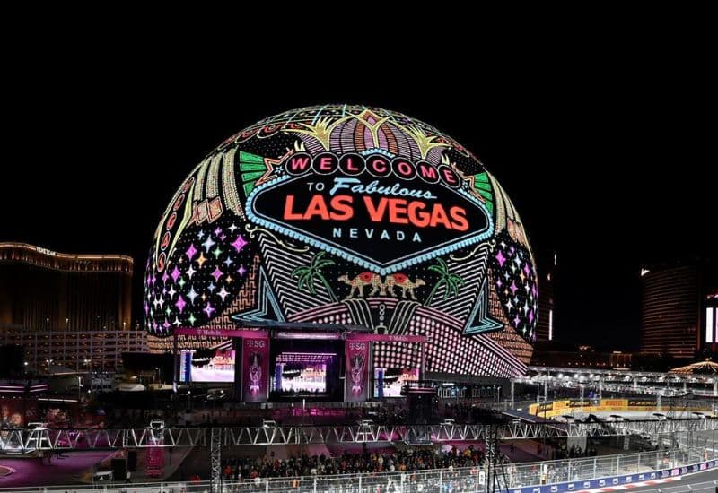 vegas f1 grand prix sphere