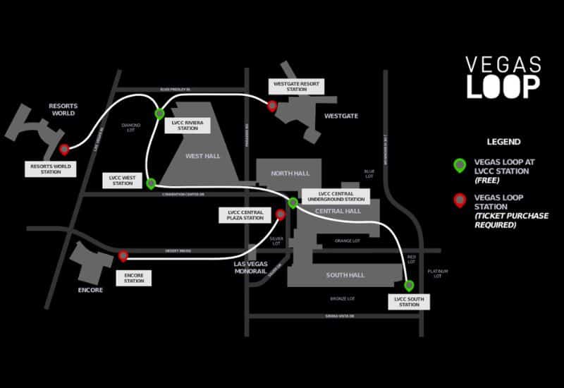 vegas loop map