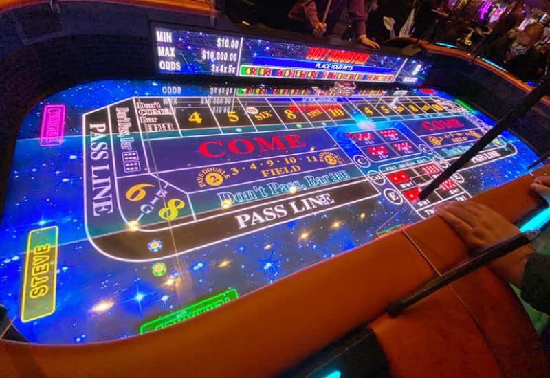 hybrid craps table