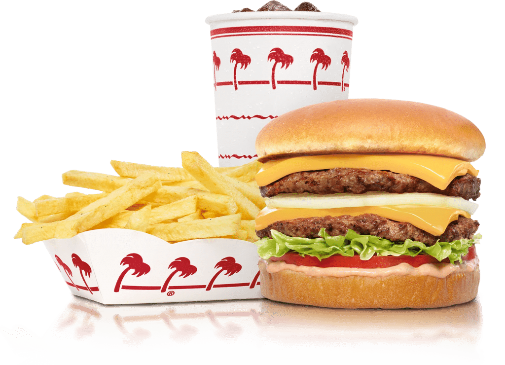Double Double burger from In-N-Out Las Vegas