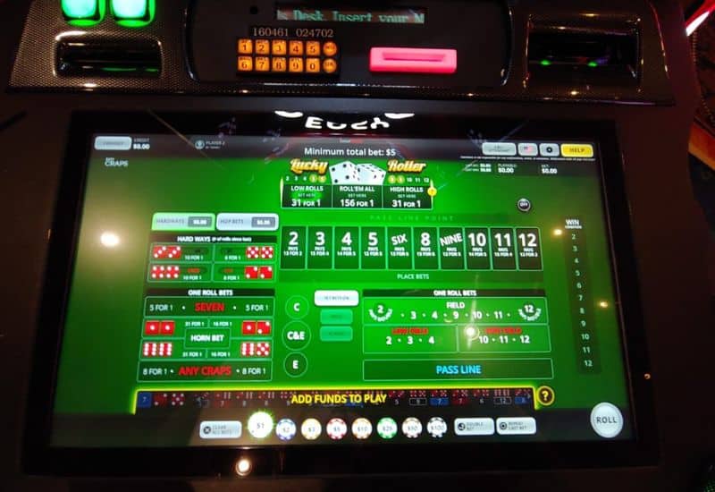 electronic craps machine