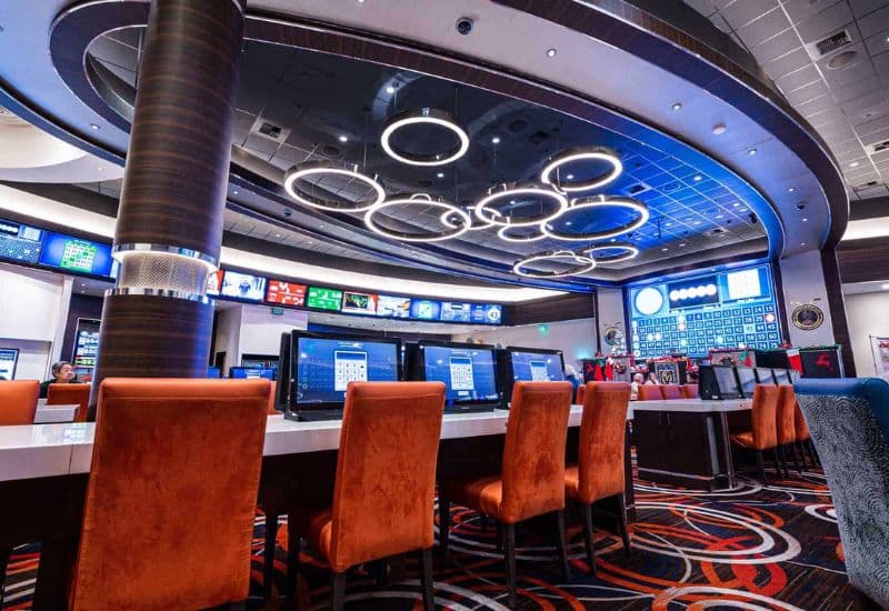 Santa Fe station bingo room