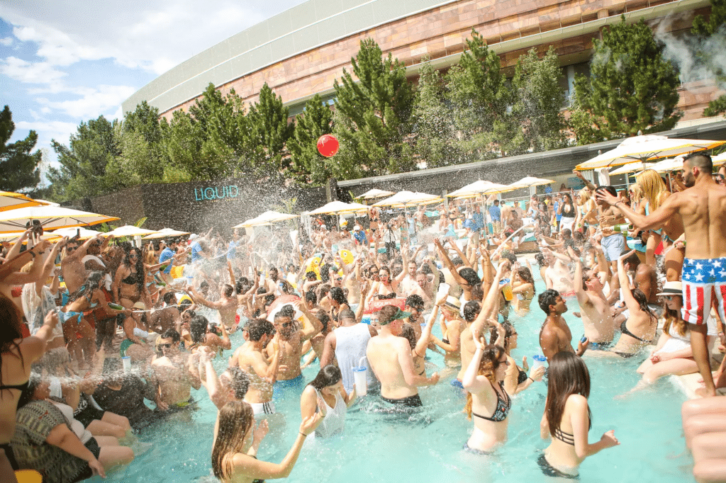 LIQUID Pool Lounge at Aria in Las Vegas