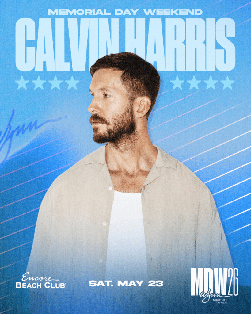 Calvin Harris Memorial Day weekend at Encore Beach Club